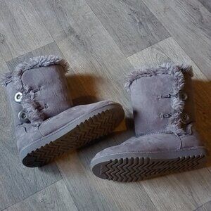Girls Grey Boots Size 13
